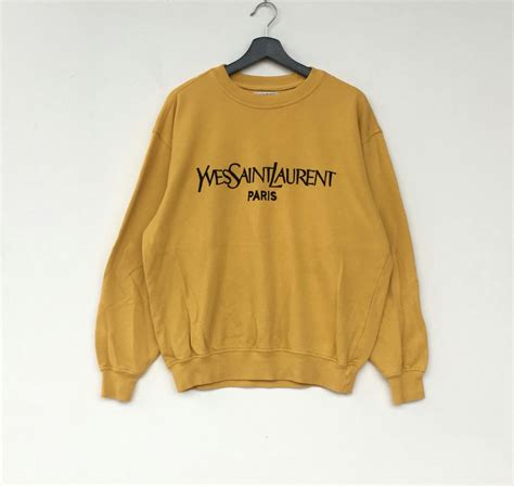 yellow ysl jumper|ysl sweatshirts for men.